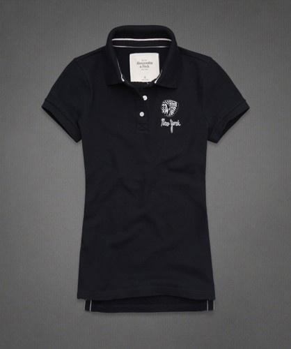 Abercrombie Fitch Mujeres Polo Corto Remera AF8418